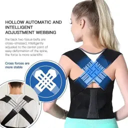 Adjustable Back Posture Corrector/ Slouching Relieve Pain Belt Women Men